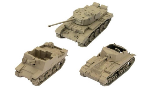 World of Tanks Miniatures Game: British Tank Platoon (Comet, Sexton II, Archer)