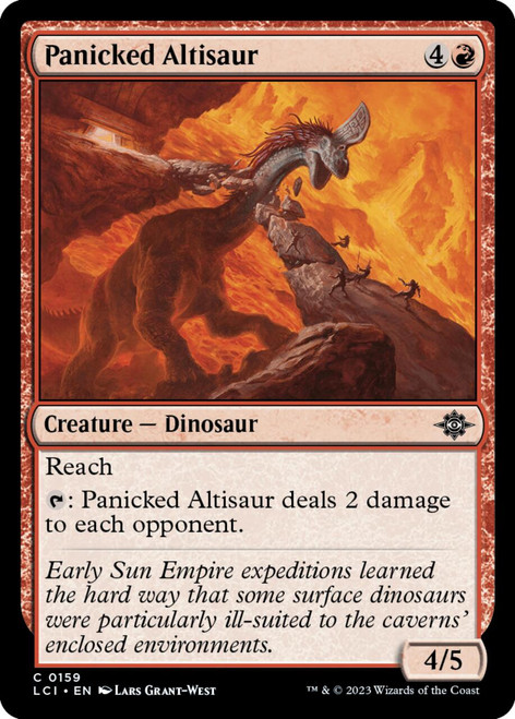 Panicked Altisaur (foil)