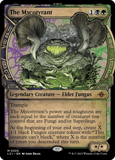 The Mycotyrant (Showcase Frame) (foil)