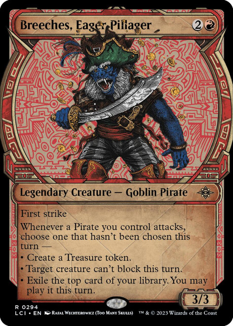 Breeches, Eager Pillager (Showcase Frame) (foil)
