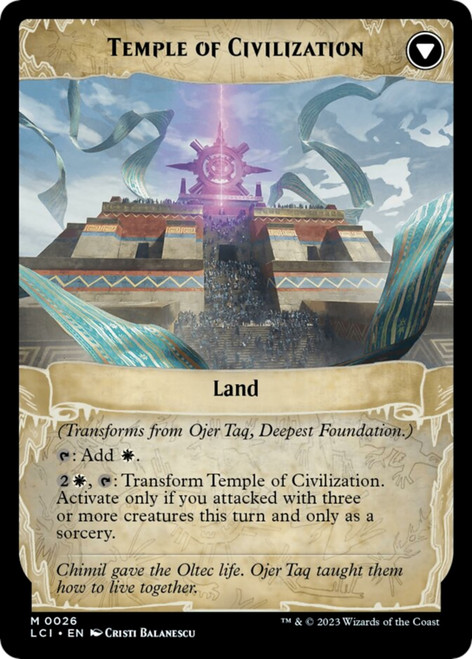Ojer Taq, Deepest Foundation // Temple of Civilization (foil)