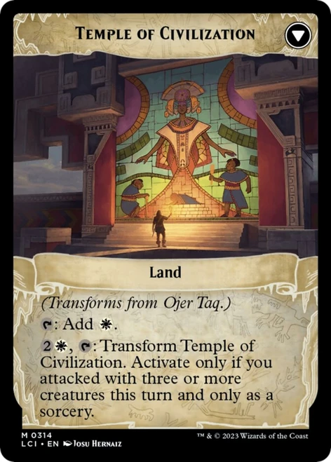 Ojer Taq, Deepest Foundation // Temple of Civilization (Showcase Frame) (foil)