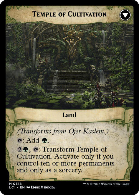Ojer Kaslem, Deepest Growth // Temple of Cultivation (Showcase Frame) (foil)