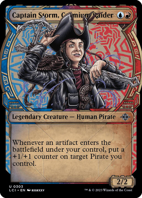 Captain Storm, Cosmium Raider (Showcase Frame) (foil)
