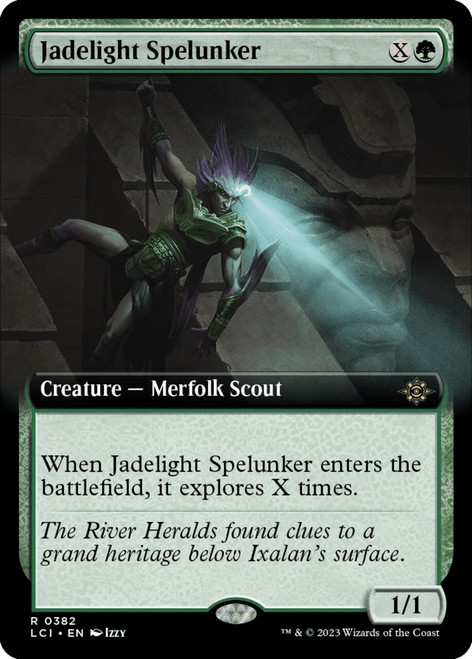 Jadelight Spelunker (Extended Art) (foil)