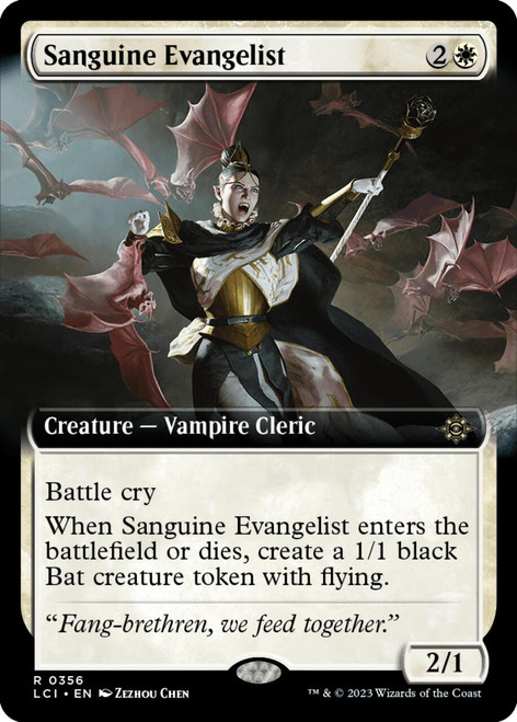 Sanguine Evangelist (Extended Art) (foil)