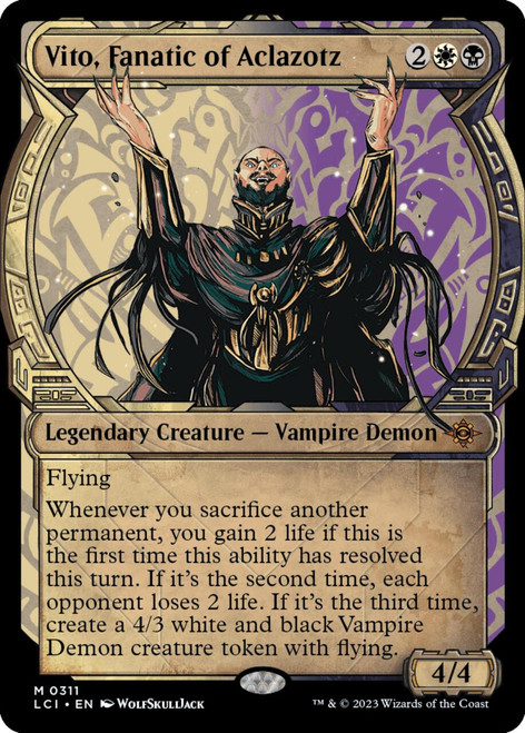 Vito, Fanatic of Aclazotz (Showcase Frame) (foil)