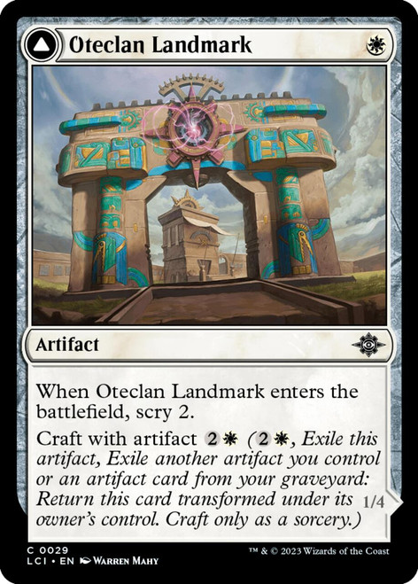 Oteclan Landmark // Oteclan Levitator (foil)