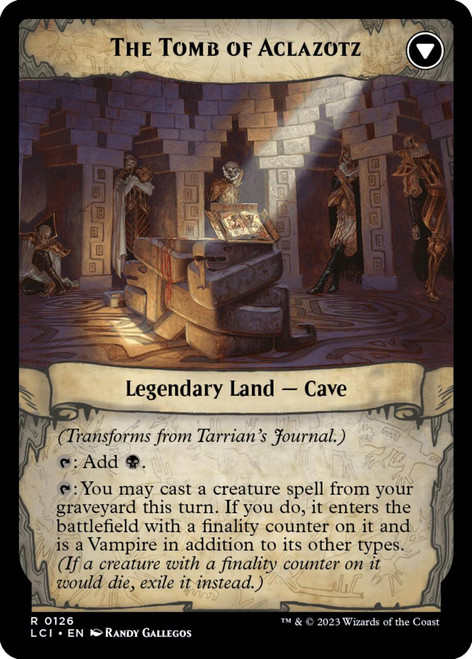 Tarrian's Journal // The Tomb of Aclazotz (foil)