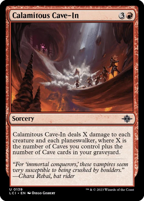 Calamitous Cave-In (foil)