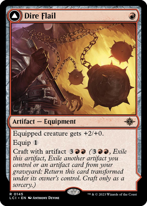 Dire Flail // Dire Blunderbuss (foil)