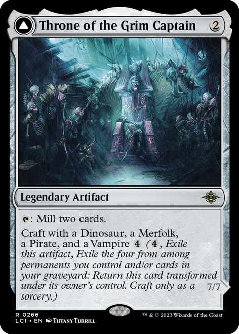 Throne of the Grim Captain // The Grim Captain (foil)