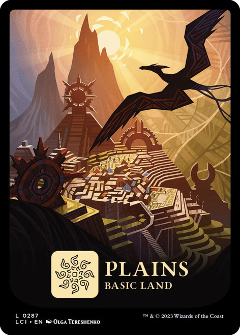 Plains (#287) (Full Art) (foil) | Lost Caverns of Ixalan