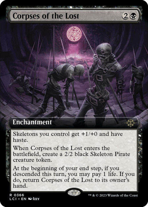 Corpses of the Lost (Extended Art) (foil) | Lost Caverns of Ixalan