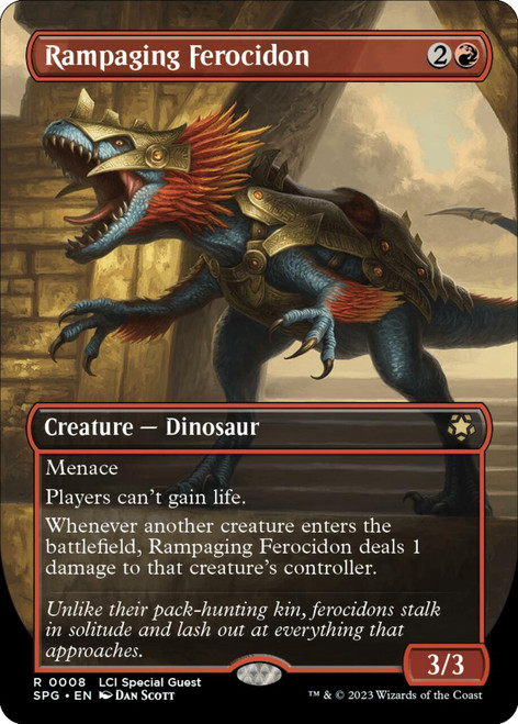 Rampaging Ferocidon (Borderless Art) (Foil) | Special Guests