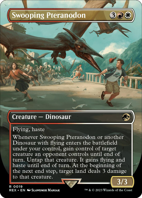 Swooping Pteranodon (Borderless Art)