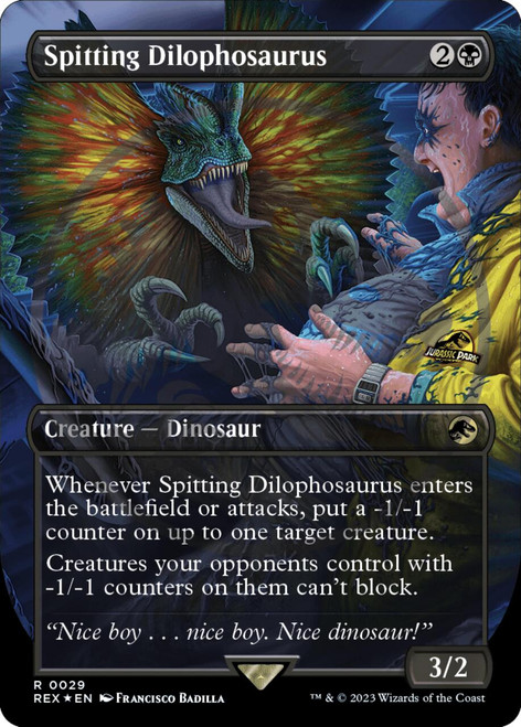 Spitting Dilophosaurus (Emblem Foil)