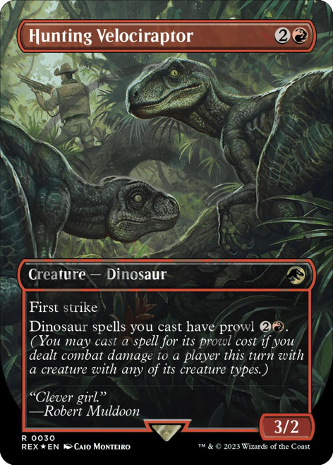 Hunting Velociraptor (Emblem Foil)