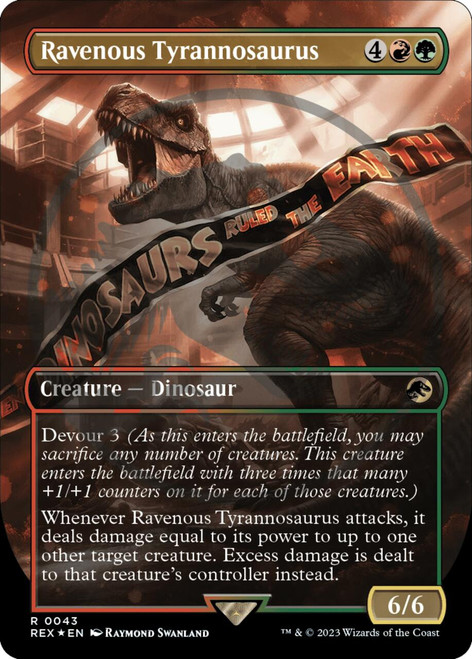 Ravenous Tyrannosaurus (Emblem Foil) | Jurassic World Collection