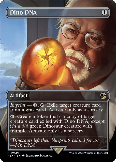 Dino DNA (Borderless Art) (Foil)