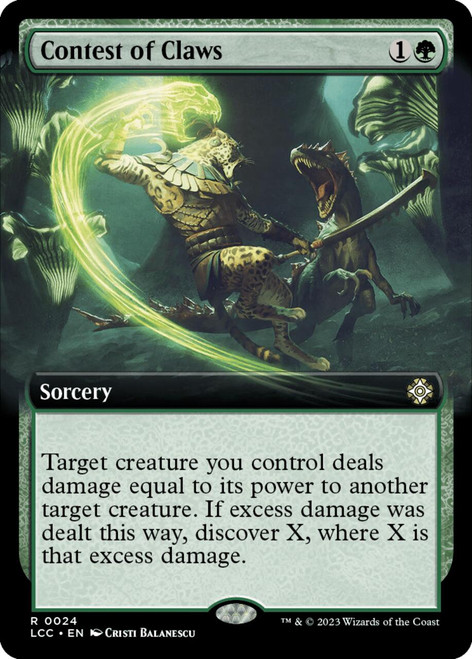 Contest of Claws (Extended Art) (Foil)
