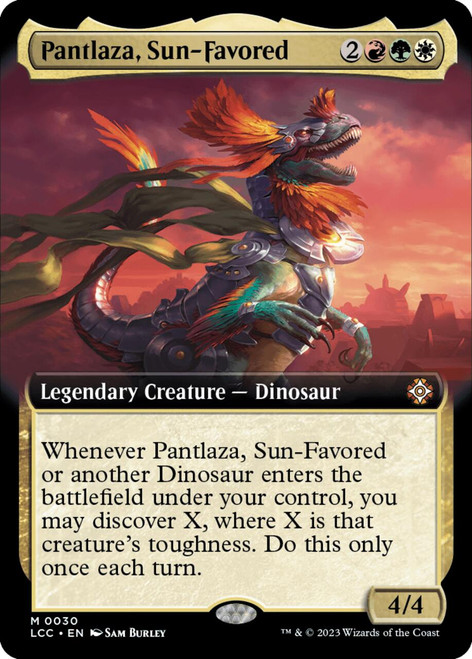 Pantlaza, Sun-Favored (Extended Art) (Foil)