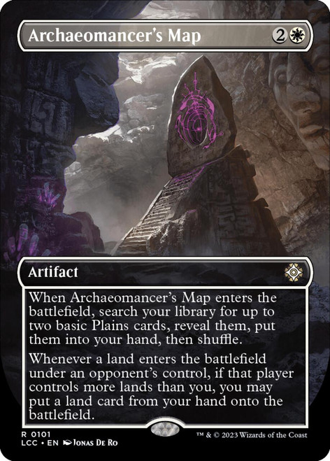 Archaeomancer's Map (Treasure Trove Box Topper) (Foil)
