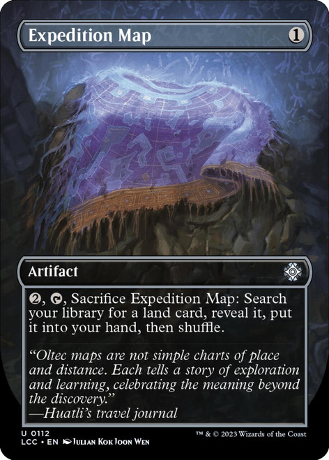 Expedition Map (Treasure Trove Box Topper) (Foil)