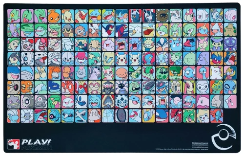 Professor Program Hoenn Region Gen 3 Black Playmat