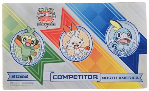 Championships North America 2022 Playmat - Galar Starters (COMPETITOR)