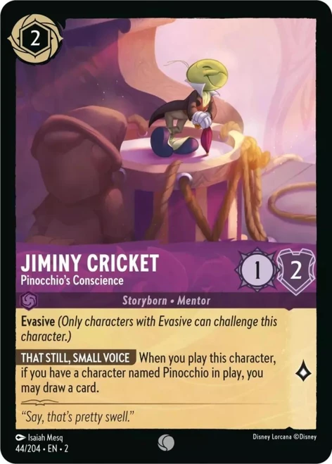 Jiminy Cricket - Pinocchio's Conscience  (Foil)