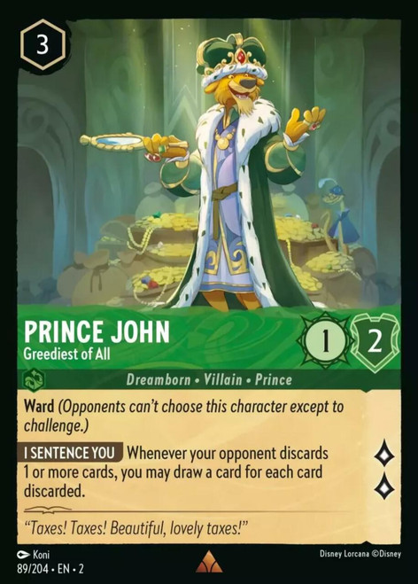 Prince John - Greediest of All (Foil)