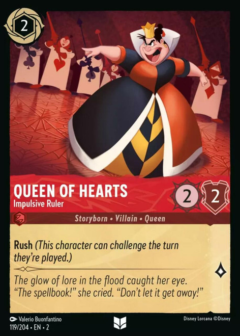 Queen of Hearts - Impulsive Ruler (Foil)
