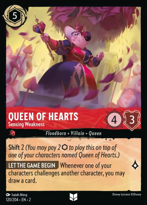 Queen of Hearts - Sensing Weakness (Foil)