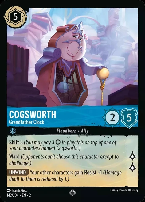 Cogsworth - Grandfather Clock (Foil)