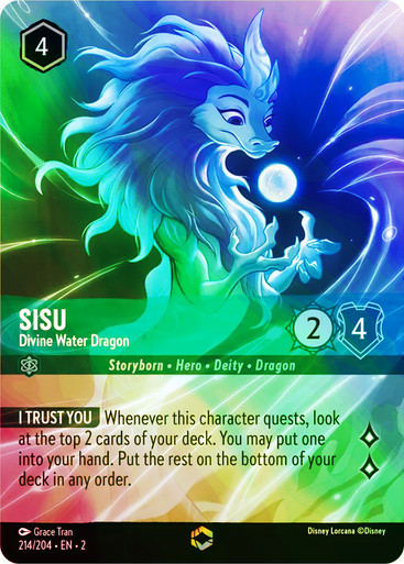 Sisu - Divine Water Dragon (Enchanted Rare)