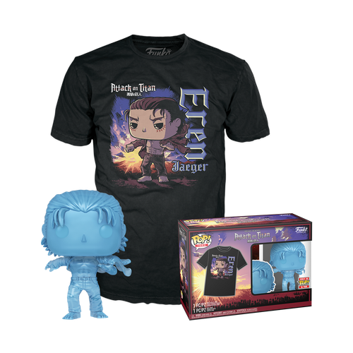 POP! & Tee: Attack on Titan - Eren Jager with Marks T-Shirt set