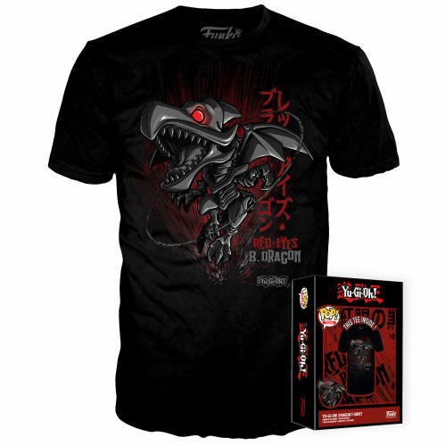 POP! Tees: Yu-Gi-Oh! - Red-Eyes Black Dragon Boxed T-Shirt