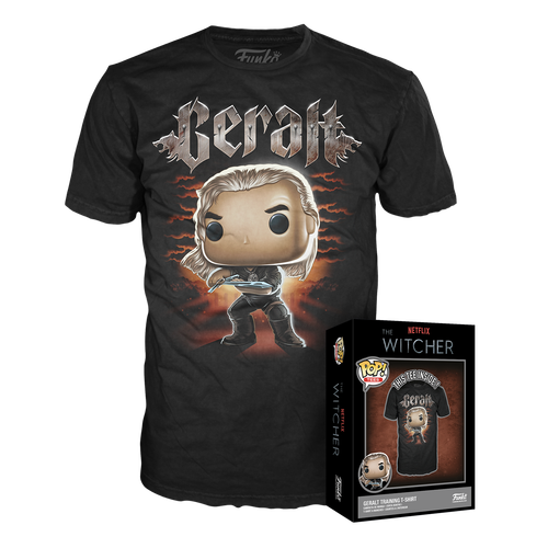 POP! Tees: The Witcher - Geralt (Training) Boxed T-Shirt