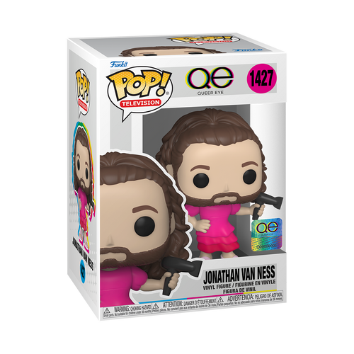 POP! TV - Queer Eye #1427 Johnathan Van Ness with Hair Dryer