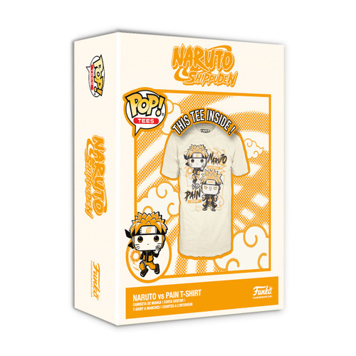 POP! Tees: Naruto: Shippuden - Naruto vs Pain Boxed T-Shirt