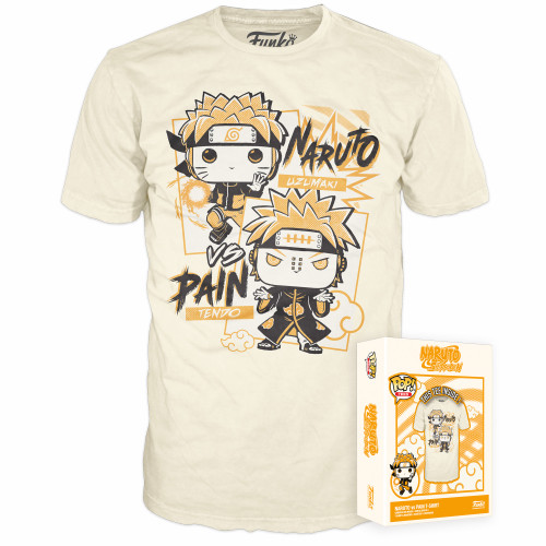 POP! Tees: Naruto: Shippuden - Naruto vs Pain Boxed T-Shirt