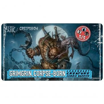 MTG Secret Lair October 2023 Playmat Creep featuring Grimgrin, Corpse-Born
