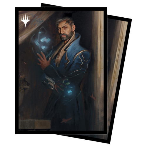 MTG Murders at Karlov Manor Deck Protector Sleeves featuring  Alquist Proft, Master Sleuth (100)