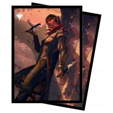MTG Murders at Karlov Manor Deck Protector Sleeves featuring Massacre Girl, Known Killer (100)