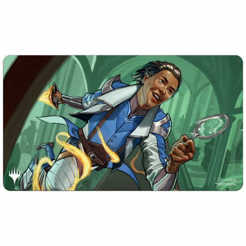 MTG Murders at Karlov Manor Playmat featuring Kellan, Inquisitive Prodigy