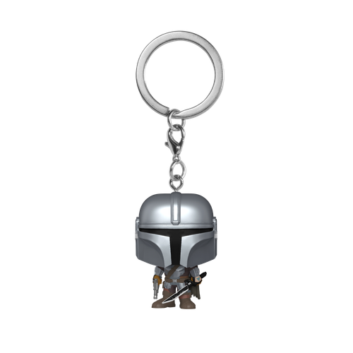 Pocket POP! Keychain: The Mandalorian with Darksaber