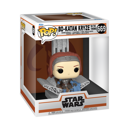 POP! Star Wars: The Mandalorian #669 Bo-Katan Kryze on the Throne Deluxe