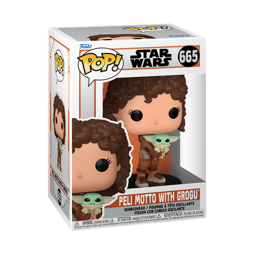 POP! Star Wars: The Mandalorian #665 Peli Motto with Grogu