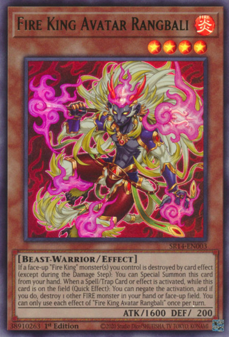 SR14-EN003 Fire King Avatar Rangbali